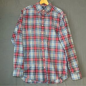 Vineyard Vines Slim Fit Tucker Shirt Plaid Button Down Men’s Medium Whale Logo